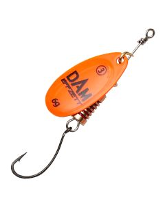 Effzett Single Hook Sinking Orange Spinner Fishing Lure