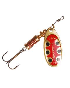 Effzett Standard Sinking Copper Black Dot Spinner Fishing Lure