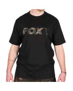 Fox Camo Logo Black T-Shirt