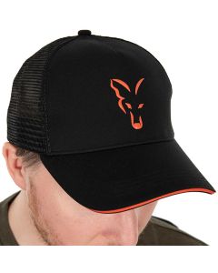 Fox Collection Black & Orange Trucker Cap