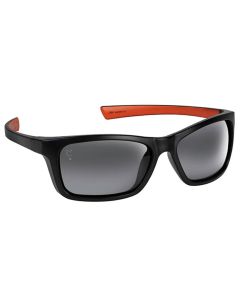 Fox Collection Black & Orange Wraps Sunglasses