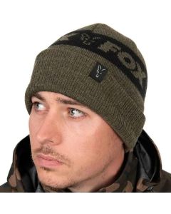 Fox Collection Green & Black Beanie