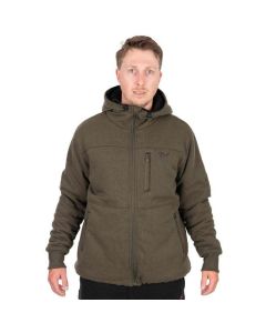 Fox Collection Green & Black Sherpa Jacket