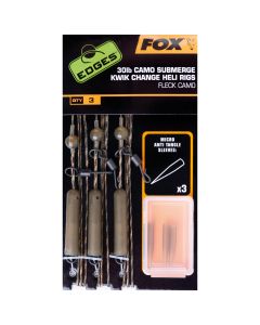 Fox Edges Camo Submerge Kwik Change Heli Rigs