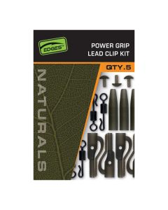 Fox Edges Naturals Power Grip Lead Clip Kit