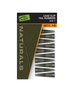 Fox Edges Naturals Lead Clip Tail Rubbers - Size 7