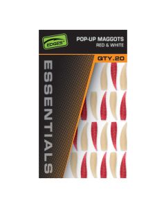 Fox Edges Essentials Pop-Up Maggots - Red & White