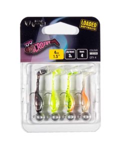 Fox Rage Ultra UV Micro Fry Mixed Colour Loaded Lures Pack