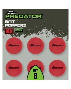 Fox Rage Predator Bait Poppers - Red