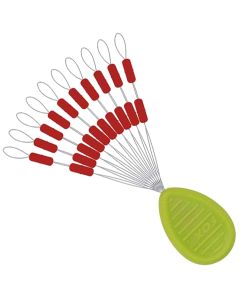 Fox Rage Predator Float Stops - Red x20