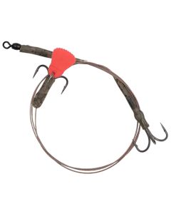 Fox Rage Predator Twin Treble Traces 52cm 40lb
