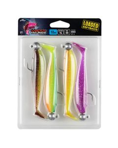 Fox Rage Ultra UV Zander Pro Shad Mixed Colour Loaded Kunstköder Pack
