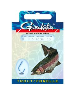 Gamakatsu Trout 2210 Blue Fishing Hook Booklet