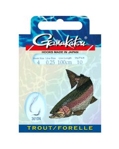 Gamakatsu Trout 3610 Nickle Fishing Hooks Booklet