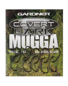 Gardner Covert Dark Mugga Hooks Barbless