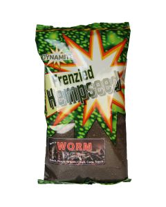 Dynamite Baits Frenzied Hemp Dark Worm Groundbait 900g