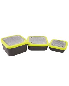 Matrix Bait Boxes Grey/Lime