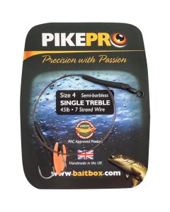 PikePro Single Treble Semi Barbed Traces