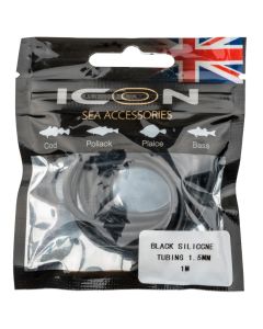 Icon Black Silicone Tubing