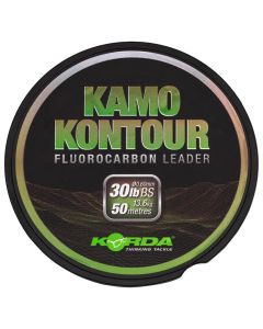 Korda Kamo Kontour Fluorocarbon Leader 50m