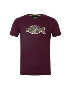Korda Outline Burgundy T-Shirt