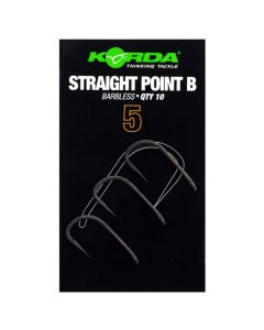 Korda Straight Point Hooks - Barbless
