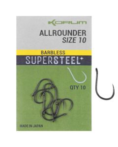 Korum Supersteel All Rounder Hooks Barbless