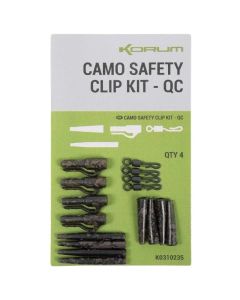 Korum Camo Safety Clip Kit - QC