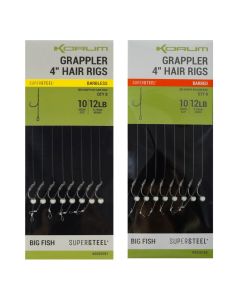 Korum Grappler Hair Rigs 4 Inch