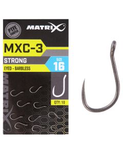 Matrix MXC-3 Strong Eyed Barbless Hooks