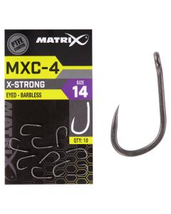 Matrix MXC-4 X-Strong Eyed Barbless Hooks