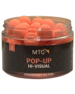 MTC Baits Strawberry Big Fish Hi-Visual Pop Ups