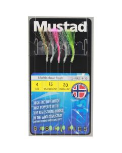 Mustad Sabiki Multicolor Flash Rigs
