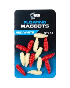 Nash Floating Maggot Red / White