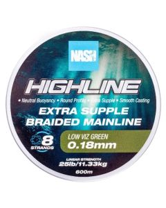 Nash Highline Green Floating Braid