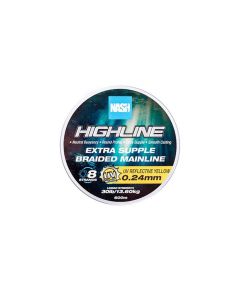 Nash Highline UV Yellow Extra Supple Braid
