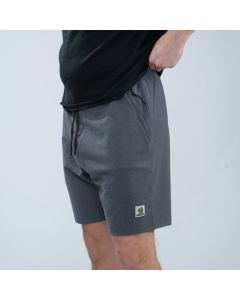 Nash Make It Happen Badge Shorts - Grey Marl