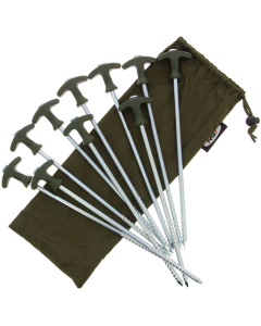 NGT Bivvy Pegs in Case