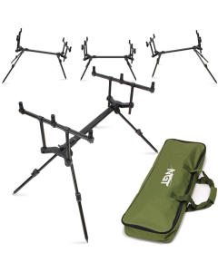 NGT Slider 3 Rod Pod with Case
