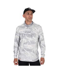 Fox Rage UV Hooded Light Camo Top