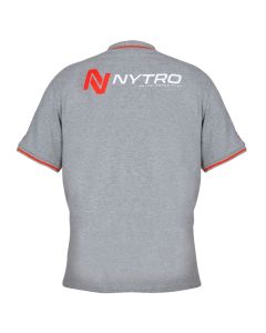 Nytro Polo T-Shirt - Light Marl Grey