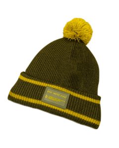 OMC Bobble Green / Mustard Beanie