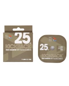 OMC Kickback High Diameter Stiff Flourocarbon Fishing Line 15m