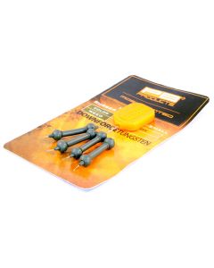 PB Products Downforce Tungsten X-Small Heli-Chod Fishing Rubber & Beads