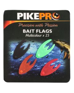 PikePro Multi Coloured Bait Flags