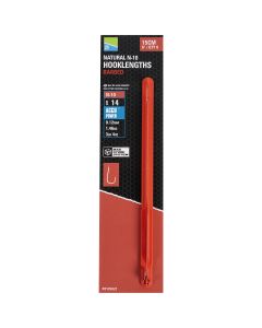 Preston Natural N-10 Hooklengths Barbed 15cm