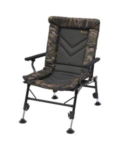 Prologic Avenger Comfort Camo Fishing Chair With Armrests & Covers