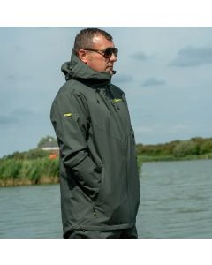 RidgeMonkey APEarel ThermaPro Waterproof Shell Coat Green