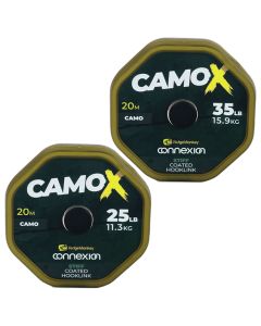 RidgeMonkey Connexion CamoX Stiff Coated Hooklink