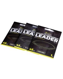 RidgeMonkey Spectre Fluorocarbon Leader With Uni Lead Clip